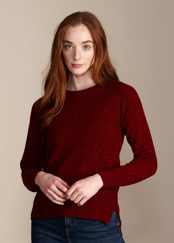 CHARNWOOD Women's Recycled Cashmere and Merino Drop Shoulder Jumper